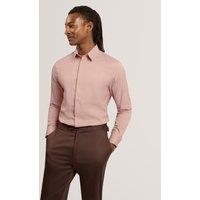 Ted Baker Regular Fit Pure Cotton Luxury Shirt Medium Pink