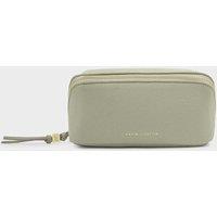 Katie Loxton Fold Out Mirror Makeup Bag Green