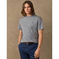 Hackett Pure Cotton Crew Neck T-Shirt Grey