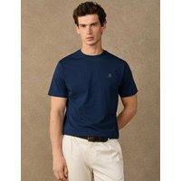 Hackett Pure Cotton Crew Neck T-Shirt Navy