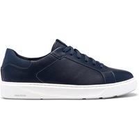 Clarks Leather Lace Up Trainers Navy