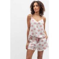 Cyberjammies Linen Blend Sun Print Shortie Set Pink Mix