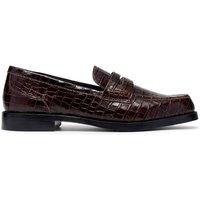 Clarks Straven2 Penny Brown Croc Brown