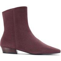 Clarks Edina Stretch Black Sde Burgundy