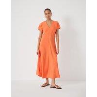 HUSH Grace Air Flow V-Neck Maxi Dress Orange