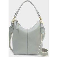 Katie Loxton Faux Leather Cross Body Satchel Bag Light Grey