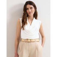 Phase Eight Cowl Neck Top Ivory