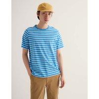 Seasalt Cornwall Pure Cotton Striped T-Shirt Blue Mix