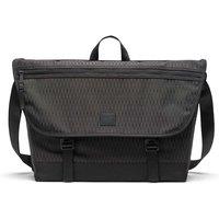 Herschel Geometric Shoulder Messenger Bag Black