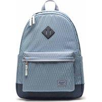 Herschel Geometric Double Zip Backpack Blue