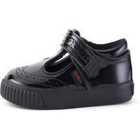 Kickers Kids' Leather T Bar School Shoes (7 Small-12 Small) Black