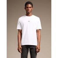 Boss TChup Cotton Rich Logo T-Shirt Brown