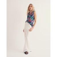 Seasalt Cornwall Pure Cotton Printed V-Neck Vest Multi