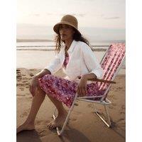 Seasalt Cornwall Cotton Rich Jersey Printed Skater Dress Pink Mix
