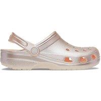 Crocs Tinted Metallic Slip On Flat Clogs Metallic