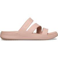 Crocs Getaway Strappy Flat Sliders Pink