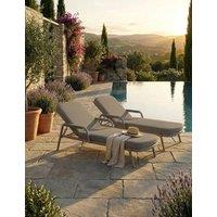 Royalcraft Set of 2 Haze Sun Loungers Grey