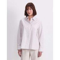 Sportscraft Pure Cotton Striped Collared Shirt Pink Mix