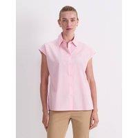 Sportscraft Pure Cotton Cap Sleeve Shirt Pink