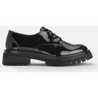 Start-Rite Kids' Patent Leather Lace Up School Shoes (3 1/2 Large - 7 Large) Black