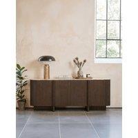 Royalcraft Roka Wood & Marble 4 Door Sideboard Brown