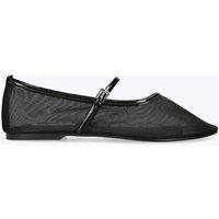 Steve Madden Mash Buckle Flat Pointed Shoes Black