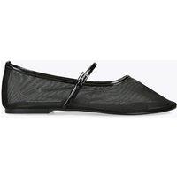 Steve Madden Mesh Flat Mary Jane Shoes Black