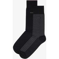 Boss 2 Pack Cotton Rich Socks Black