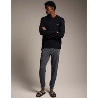 Hugo Cuffed Cotton Rich Joggers Dark Grey