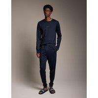 Boss Pure Cotton Pyjama Set Navy