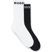 Boss 2 Pack Cotton Rich Sports Socks Navy Mix