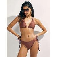 River Island Reversible High Leg Bikini Bottoms Multi