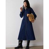 Whistles Denim Midi Shirt Dress Denim
