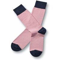 Charles Tyrwhitt Herringbone Cotton Rich Socks Pink Mix