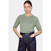 Jigsaw Pure Cotton T-Shirt Green