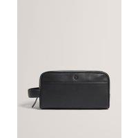 Ted Baker Leather Pebble Grain Washbag Black