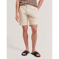 Ted Baker Loweton Stretch Chino Shorts Ecru