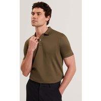 Ted Baker Pure Cotton Connall Polo Shirt Khaki