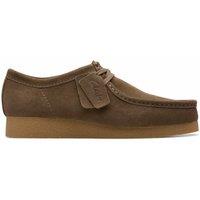 Clarks Suede Lace Up Walking Shoes Brown
