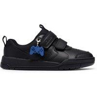 Clarks Kids' Leather Riptape School Shoes (10 Small - 2 Large) Black