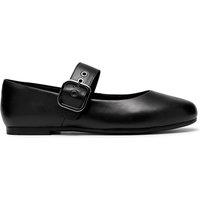 Clarks Kids' Leather Ballet Pumps (3 Large - 7 Large) Black
