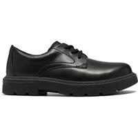 Clarks Kids' Leather Derby Shoes (10 Small - 2 Large) Black