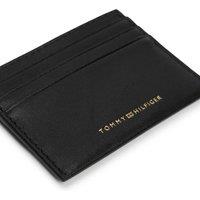 Tommy Hilfiger Leather Zip Card Holder Black