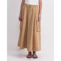 Sportscraft Maxi A-Line Skirt Sand