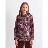 Sportscraft Pure Cotton Paisley Shirt Purple
