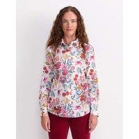 Sportscraft Pure Cotton Floral Shirt White