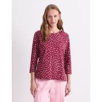 Sportscraft Pure Cotton Printed Top Red