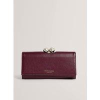 Ted Baker Leather Large Purse Dark Red