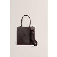 Ted Baker Faux Leather Tote Bag Brown