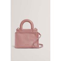 Ted Baker Leather Top Handle Tote Bag Light Pink